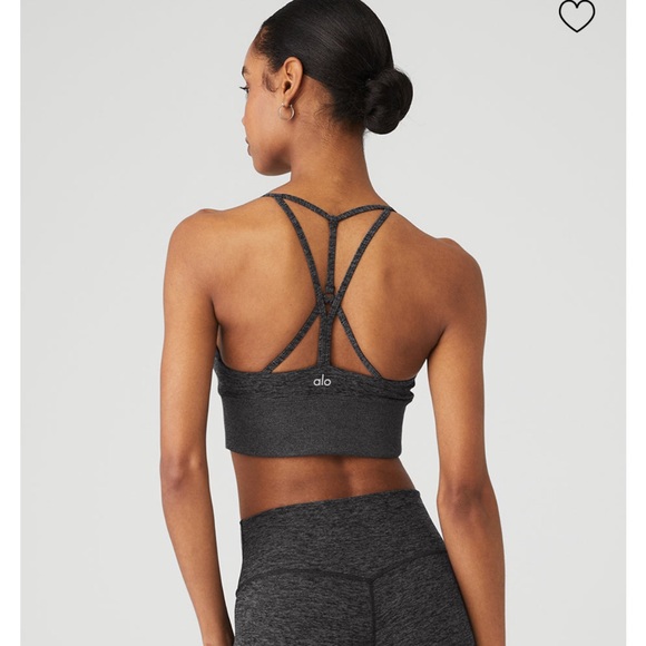 Alo Yoga Alosoft Lavish Bra- Navy Blue - Picture 4 of 5